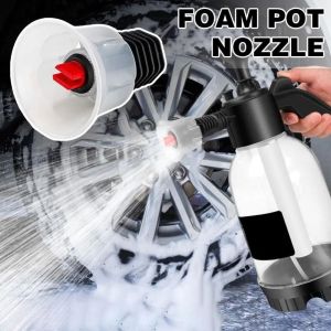 BESTOUR Windproof Car Wash Spray Bottle Nozzle Plastic Transparent Spray Kettle Accessories Foam Nozzle Car Home Cleaning Tools