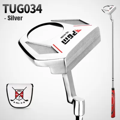 PGM Golf Putter Club for Men Stainless Steel Low Center Gravity with Ball Pickup Function Alignment Stick Putter Golf TUG034