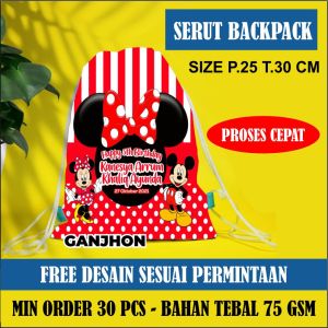 TAS HAMPERS ULANG TAHUN ANAK GOODIE BAG TOTEBAG GOODY BAG ULTAH ANAK CUSTOM FOTO NAMA TERMURAH & TEBAL