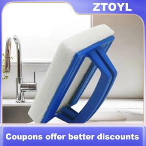 【ZTOYL】 Hồ bơi tường làm sạch bàn chải đường nước Scrubber làm sạch hồ bơi suối nước nóng hồ bơi bồn tắm Spa phụ kiện bọt biển bàn chải Hồ bơi sạch hơn