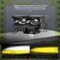 Powerful Mini LED Motorcycle Driving Light – 40W, Waterproof, Dual Color, Compact Design for Off-Road Adventures. 