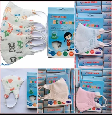 THUNG hộp 100 CÁI Khẩu trang 5D kids Thịnh Phát dành cho bé 3- 10 tuổi