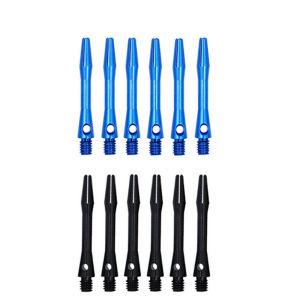 30PCS Aluminium Dart Shafts 2BA Screw 41mm Darts Shaft Dart Accessories For Professional Dartboard Games