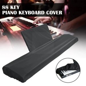 YOCKY 61/88-key Piano Dust Cover Breathable Elastic Cord Keyboard Cover Practical Full Cover Electronic Piano Cover Electric/Digital Piano