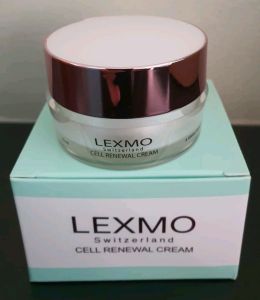 Strong  version with red fonts LEXMO Switzerland Cell Renewal Cream with Vitamin  A E & Live Active Placenta Cells to improve the function of anti-aging and anti-wrinkle (15 ml)