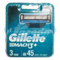 Hộp 3 lưỡi dao cạo râu Gillette Mach 3 ( đầu cạo 3 lưỡi kép). 