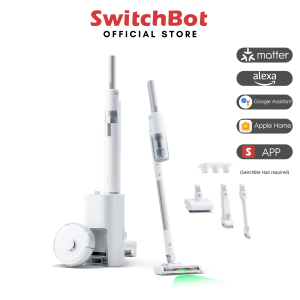 SwitchBot K10+ Pro Combo 3-in-1 Smart Vacuum Cleaner | Auto Empty Base | Matter Supported