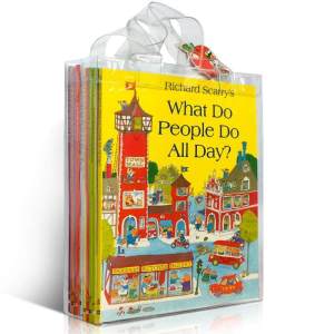 10Pcs Richard Scarry Collection What Do People Do All Day? Original English books