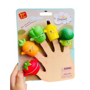 PVC Animal Hand Puppets for Children Early Learning Role Play Toy Safe Party Supplies for Toddlers