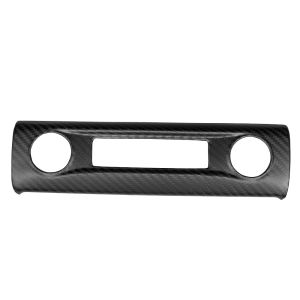 OnlyF U Carbon Fiber Car Interior Dashboard Control Conditioner A/C Radio Cover Trim Accessories For Hyundai N Line Kona N 2021-2023 N7Y3P