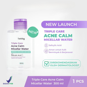 FEMME || [BUNDLING HEMAT] FACETOLOGY TripleCare Sunscreen SPF40 PA+++ - Facetology TripleCare Facial Gel Cleanser Sabun Cuci Muka - Facetology Micellar Water Triple Care Hydra Cleanser Pembersih Wajah Acne Facial Face Wash
