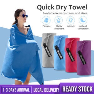 Premium Towel Super Quick Dry Towel Microfiber Anti-Bacterial Bath Towel Sport Towel Tuala Mandi Cepat Kering