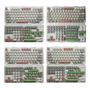 138Key 9009 Retro XDA Profile Keycaps PBT Dye Sublimation Keycap for Mechanical Keyboards Game Keycaps Switches