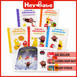 [SG] Larva Adventures Book Set | 5 Books Collection | Kids Picture Story Book | Childrens Early Learning Reading