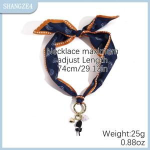 【SHANGZE4】 2025 Halloween Hot khăn vòng cổ đầy màu sắc thép không gỉ Mặt Dây Chuyền Vòng cổ vỏ cá cá ngựa tình yêu mặt dây chuyền đồ trang sức