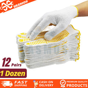 12 Pair Good Quality Rubber Gloves 600g Gloves Construction
