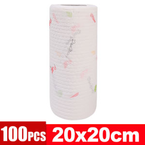 50/100PCS Disposable Lazy Rags Absorbent Kitchen Dishcloths Wet and Dry for Cleaning Washing Dishes Organic Towel Cloth Rolls