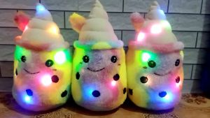 Boneka Boba Model Ice Cream Motif Pelangi