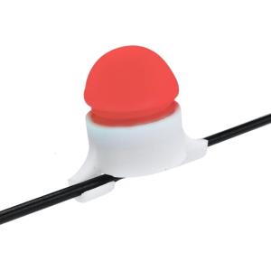 Sensitive Electronic Fishing Rod Alarm with LED Flash for Day Night Angling Waterproof Design Easy Mounted Fishing Rod