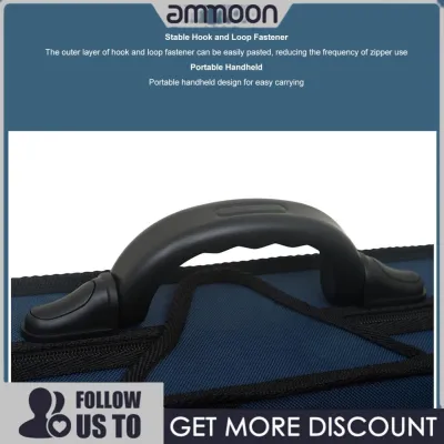 ammoon Túi đựng đàn violin Hộp đựng đàn violin Vải Oxford hình tam giác cho ngoài trời