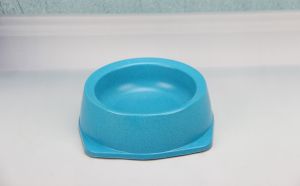 ชามอาหารสัตว์ รหัส 3068 ไซค์ M ชามเยื้อไผ่ ชามเดี่ยว ทรงเหลี่ยม ขนาดกลาง  Pet Bowl