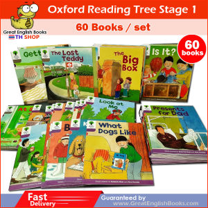 (In Stock) พร้อมส่งหนังสือหัดอ่านภาษาอังกฤษ Oxford Reading Tree stage 1 จํานวน 60 Books + Free audio