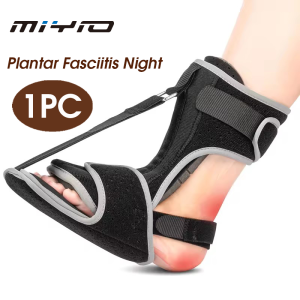 MIYIO Plantar Fasciitis Night Splint and Brace Upgraded Planters Facetious Relief Foot Drop and Achilles Tendonitis Relief Brace. Night Splint for Plantar Fasciitis Women & Men