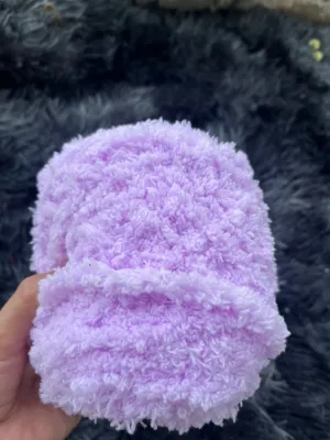 Len bông xù nhiều màu sắc làm rêu làm viền hoa handmade kẽm nhung chất liệu mềm mại và bền đẹp