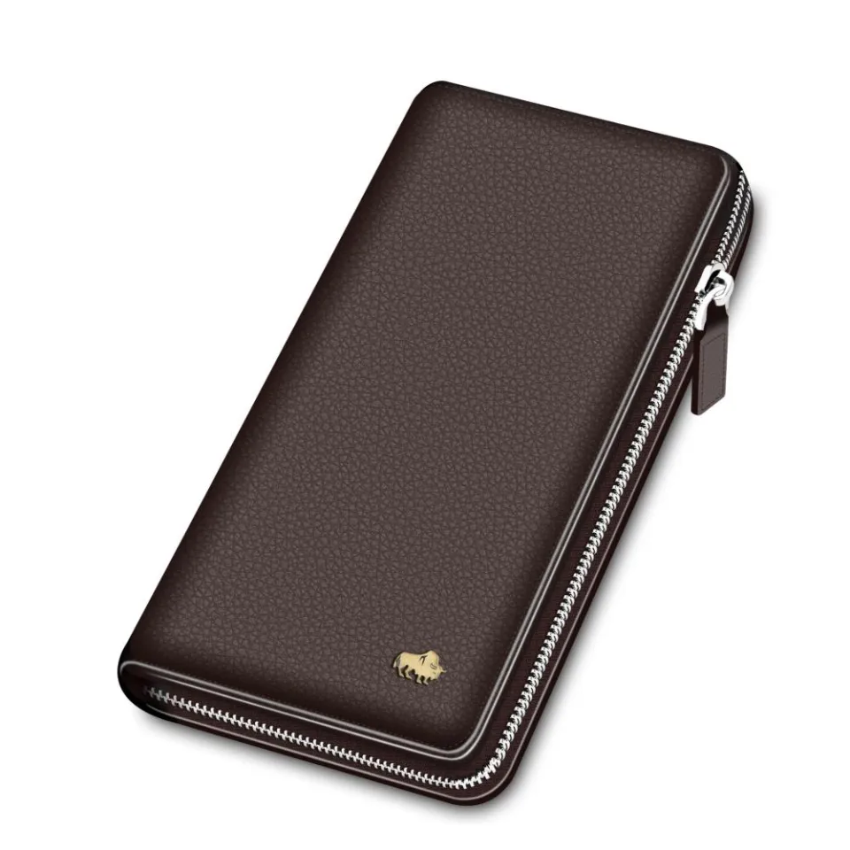 Men Purse Card Wallet For Man Luxury Brand Business Foldable Wallet Man  Leather 13 Cards Slots cartera tarjetero hombre 8301 8301-black | PGMall