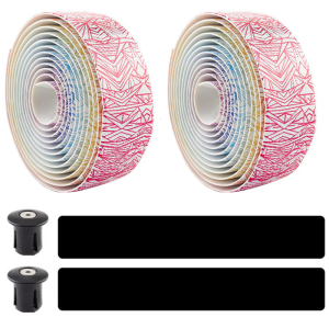 2Pcs Comfortable Bikes Handlebars Tape Bicycles Handlebar Tape Shock Absorption Cycling Handle Wrap Bikes Accessory