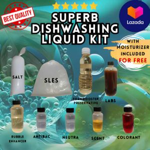 PREMIUM DISWASHING LIQUID KIT MORE BUBBLES (WITH MOISTURIZER INCLUDED FOR FREE)