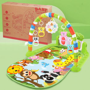 🔥READY STOCK🔥LACOMALL N-0305 Baby KID Gym Music Play Mat Tapis Puzzles Educational Rack Toys Piano Keyboard Infant Fitness Carpet Muscle development FunnyPiano