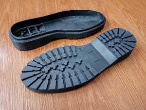 Alas Bawah Outsole Sepatu Cowok Pria TPR PVC Hitam Cokelat Touring Size 38 sd 45