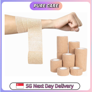 【Pure Care】 12 rolls Self-Adhesive Elastic Bandage Wrap/Waterproof Breathable Injury Tape