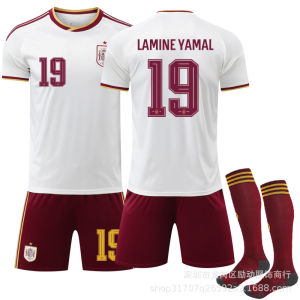 2026 New 4 Brazilian football jersey Pedri Spain away team 19 No. 10 Yamal World Cup football jersey