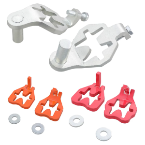 Sturdy Alloy Steel T Post Hinges Pin Set of 2 Accessory for Outdoor Farm Gate Garden Fence 5/8Inch Diameter Hardware