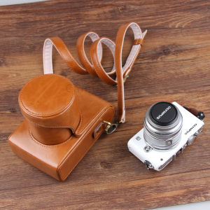 【NEW F】Full Body Precise Fit PU Leather Digital Camera case Bag box Cover for leica Q2 Q3 Typ701 canon m200 m6 LUMIX GX9 GX85 Bag Skin