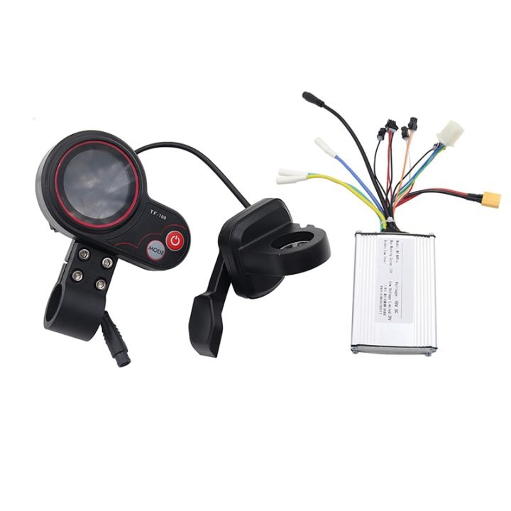 6PIN TF-100 Thumb Throttle LCD Display+48V 21A Brushless Controller for ...
