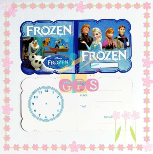 Undangan Lipat FROZEN Ultah Ulang Tahun Anak | Lazada Indonesia