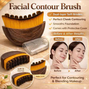【Face  and Depuffing】Lymphatic Contouring Facial Brush Lymphatic Drainage Brush Circulation Boosting Brush Face  Brush Face Massage Brush Skin Care Tool For All Skin Types/Home Use/Facial Brush