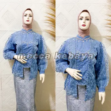 Baju Hijab Kebaya Sunda Jual Baju Hijab Kebaya Sunda Terbaru Indonesia Atasan Kebaya Kartini Modern Monalong Kebaya Encim Senada Katun Bordir www.lazada .id