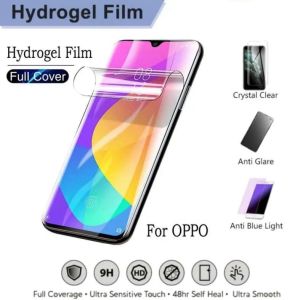 Anti Gores Hydrogel OPPO RENO 7Z / RENO 8 4G / RENO 8 5G / RENO 8Z / RENO 8 PRO / RENO 8 PRO PLUS / RENO 8T 4G / RENO 8T 5G / RENO 11F / RENO 12F Cetak Xtra Anti Glare Matte / Clear Bening / Spy / Blue - Depan Belakang