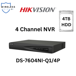 SG LOCAL Hikvision NVR DS-7604NI-Q1/4P Network Video Recorder CCTV recorder