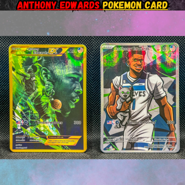 NBA Basketball: Anthony Edwards Pokemon Card | Lazada Singapore