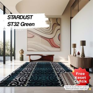 STARDUST Karpet Lantai 160x210 ST32 Green