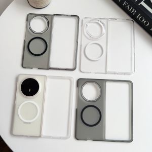 For Huawei Honor Magic V5 Case Hard Transparent Slim  wireless charging Protective Back Cover For Magic V5 Phone Shell