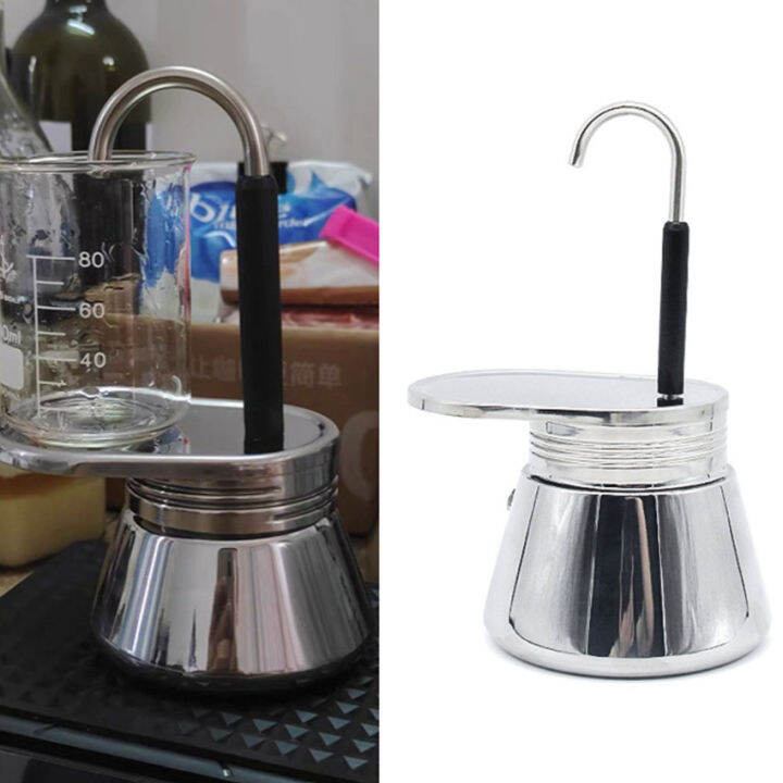 Italian Type Espresso Cup Coffee Maker Stainless Steel Mini Stovetop 