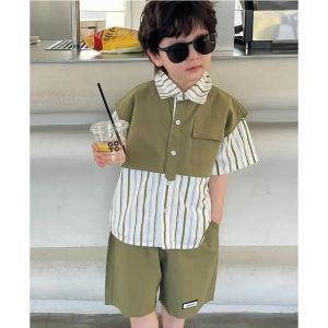 Setelan Kemeja Anak Cowok KEIRO (1-4 Tahun) Baju Berkuaitas