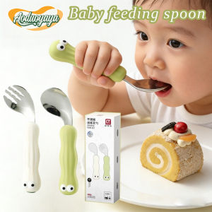 Baby Spoon Fork Set Soft Grip Training Utensils Self Feeding Weaning Tableware Toddler Infant BPA Free
