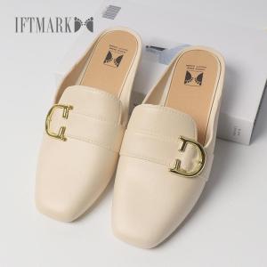 IFTMARK รองเท้าคัชชู รองเท้าแตะแฟชั่น รองเท้าเเตะเเบบสวม เปิดส้นตัว พื้นนิ่ม กันน้ำ ใส่เที่ยวใส่ทำงาน